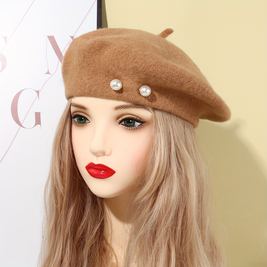 Pearl Decor Large Berets Elegant