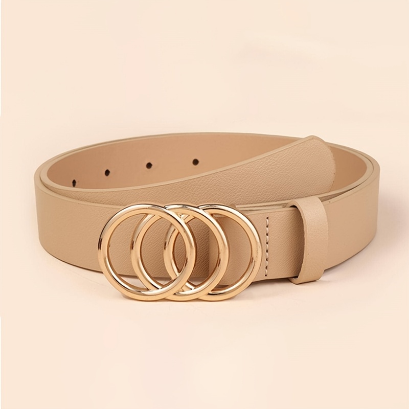 Triple Buckle Belt