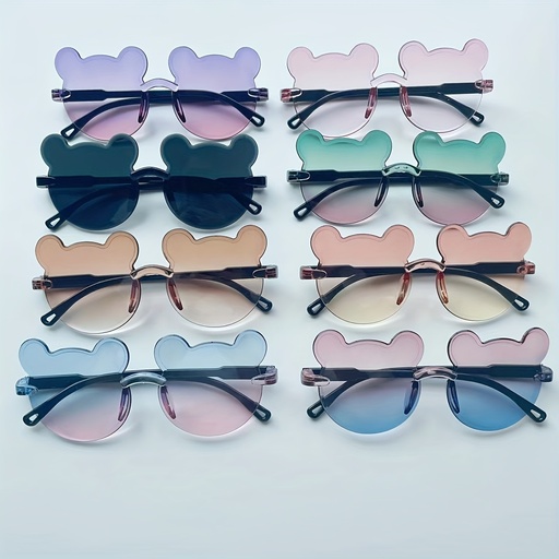 Colorful Cartoon Bear Fashion Glasses