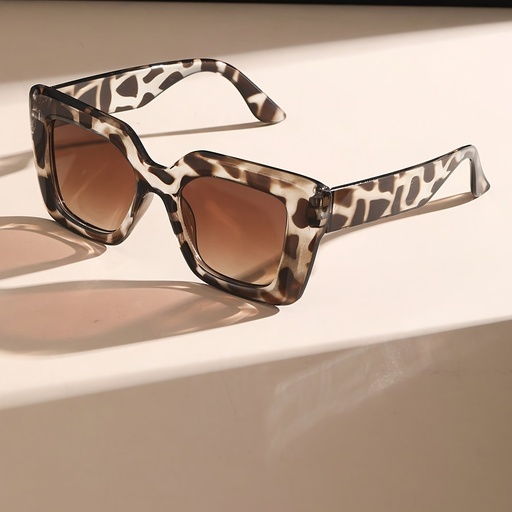 Leopard Square Glasses For Women